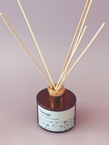 Amber Diffuser | Vintage (Leather + Sandalwood)