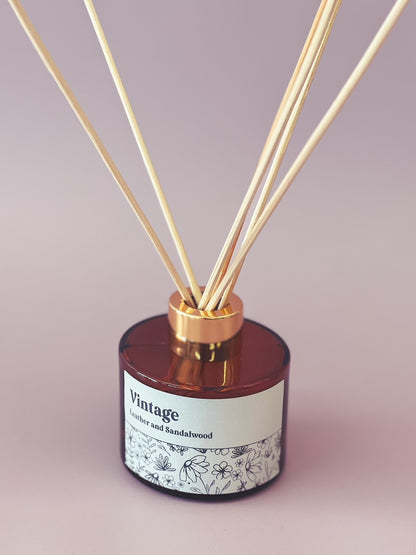 Amber Diffuser | Vintage (Leather + Sandalwood)