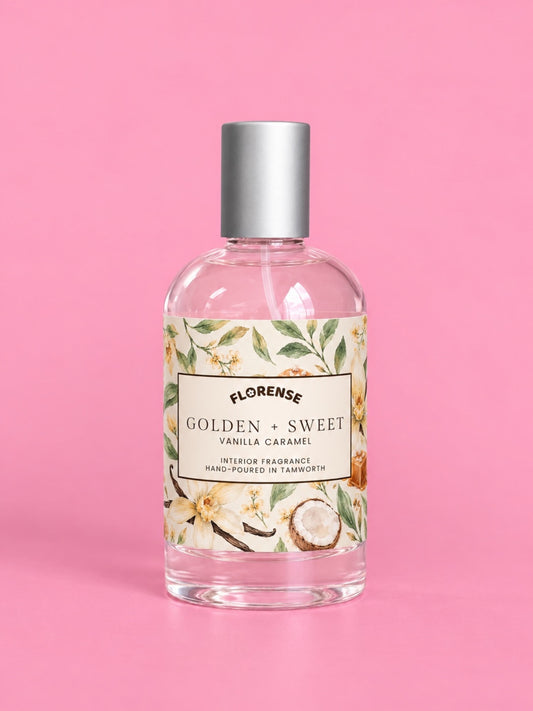Interior Fragrance - Golden + Sweet (Vanilla Caramel)