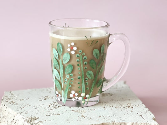 Hand-Painted Coffee Mug | Evergreen