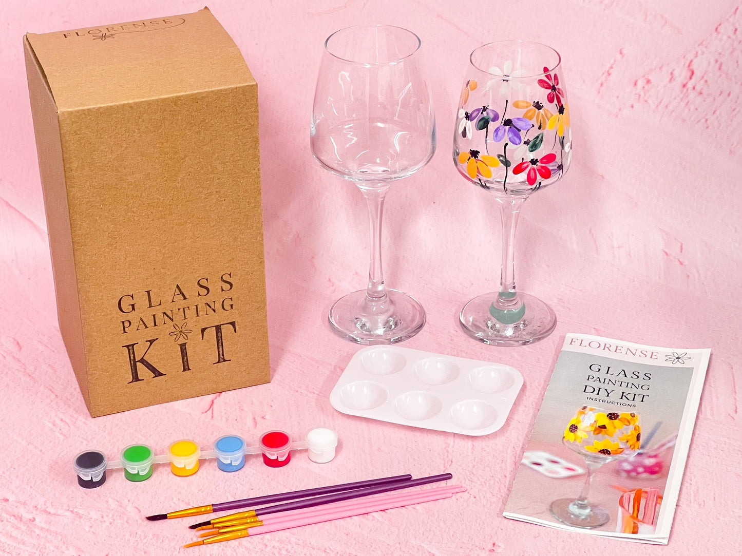 Glass Painting Kit - Wine Glass