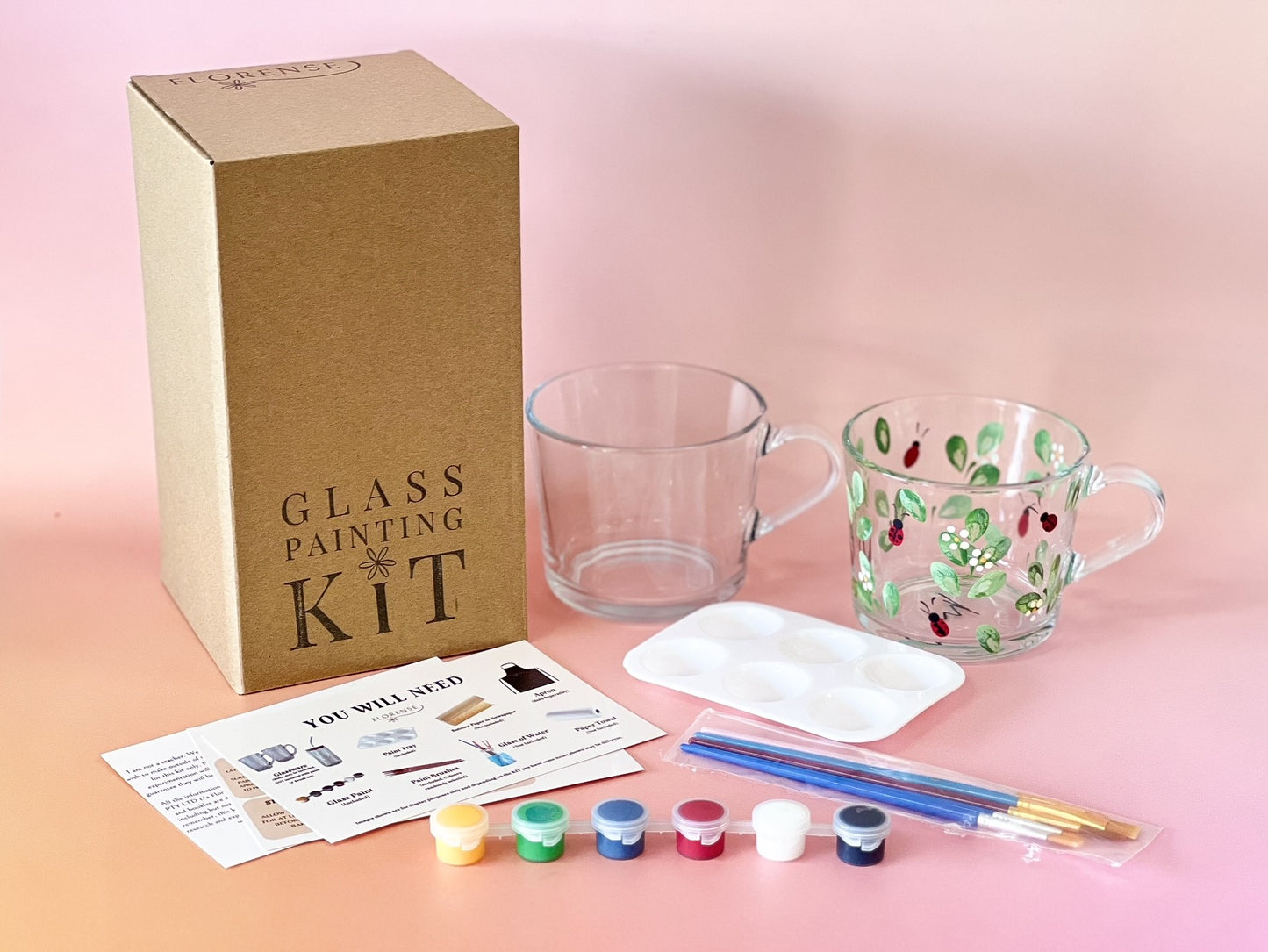 Glass Painting Kit - Cuppa Mug