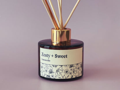 Amber Diffuser | Zesty + Sweet (Limoncello)