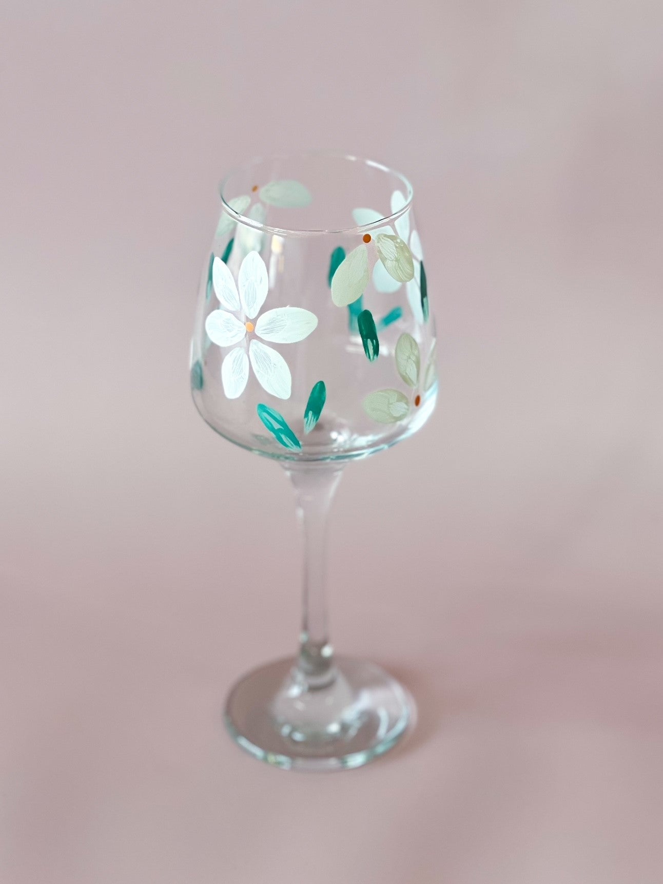 Hand-painted Wine Glass | Jonquil