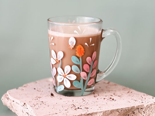 Hand-Painted Coffee Mug | Ariel