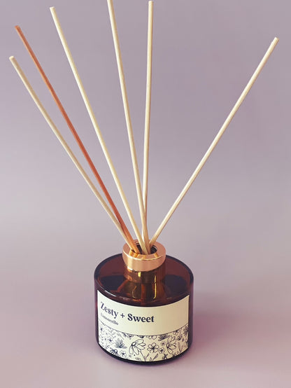 Amber Diffuser | Zesty + Sweet (Limoncello)