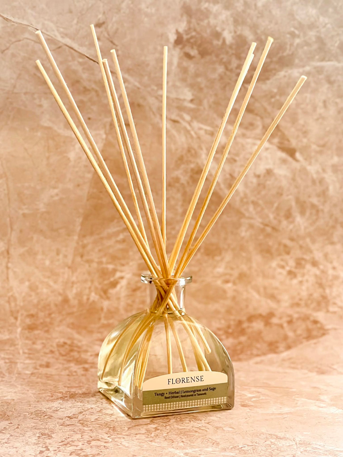 Apothecary Diffuser | Tangy + Herbal - Lemongrass and Sage