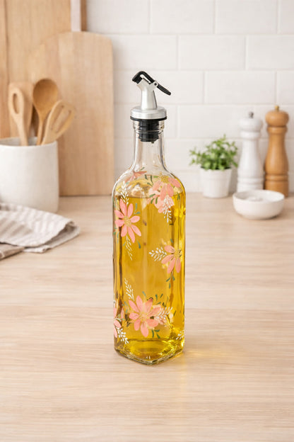 Hand-Painted Oil Bottle - Cressida
