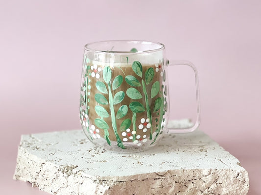 Hand-painted DW Mug | Evergreen