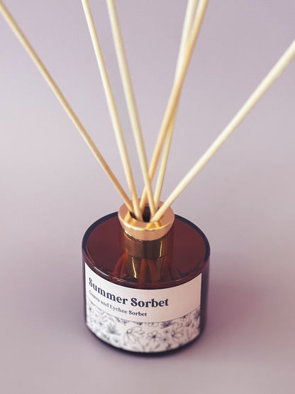 Amber Diffuser | Summer Sorbet (Guava + Lychee Sorbet)