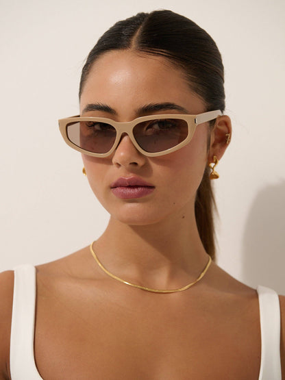 Bailey Angular Sunglasses in Brown