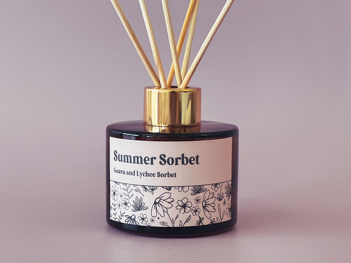 Amber Diffuser | Summer Sorbet (Guava + Lychee Sorbet)