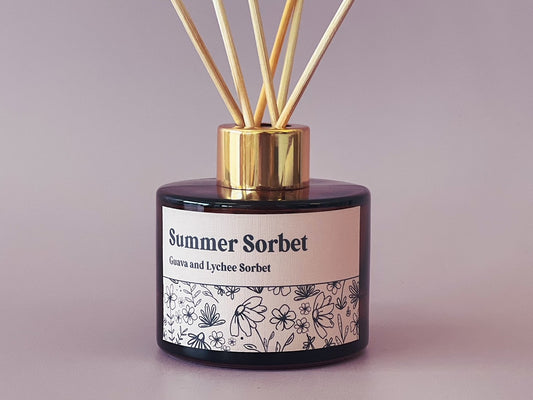 Amber Diffuser | Summer Sorbet (Guava + Lychee Sorbet)