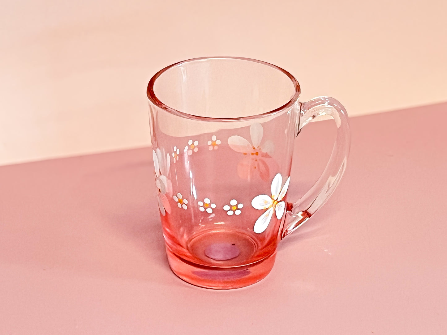 Hand-painted Coffee Mug | Daisy Sml/Lrg /Frosted Rose