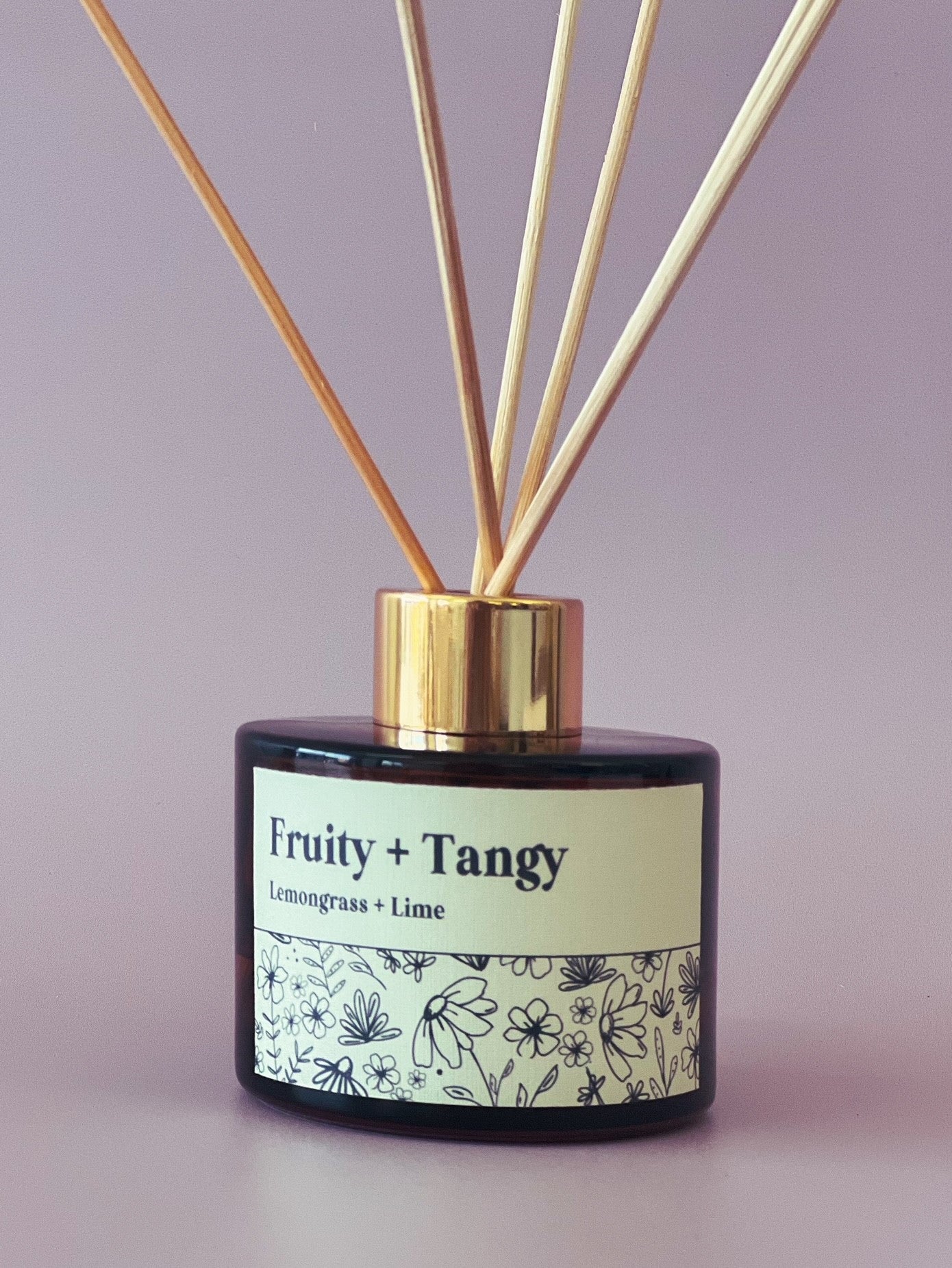 Amber Diffuser | Fruity + Tangy (Lemongrass + Lime)