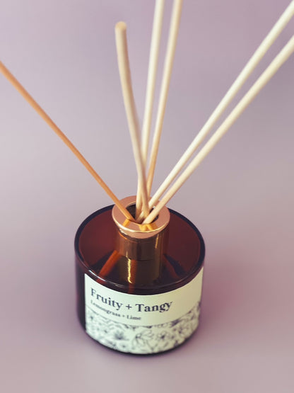 Amber Diffuser | Fruity + Tangy (Lemongrass + Lime)