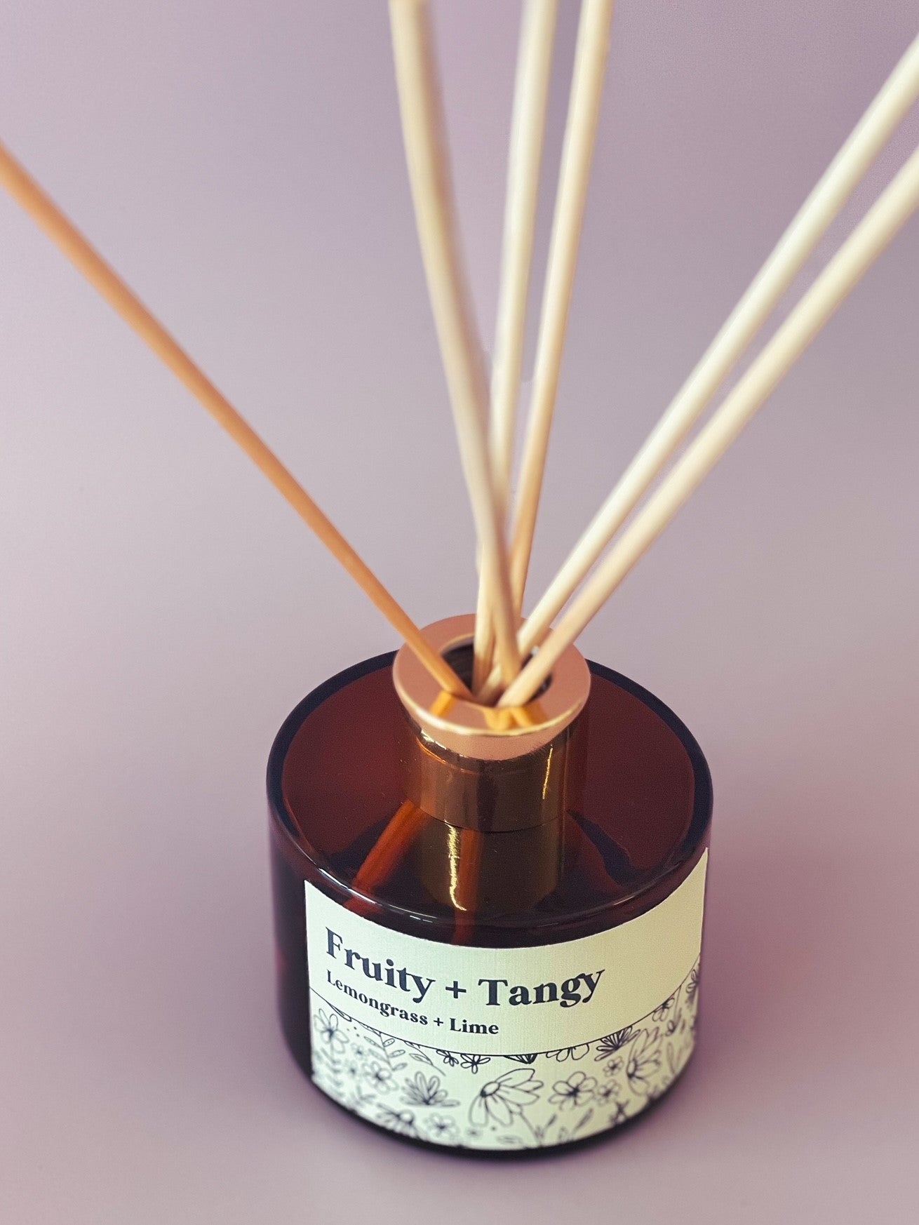 Amber Diffuser | Fruity + Tangy (Lemongrass + Lime)