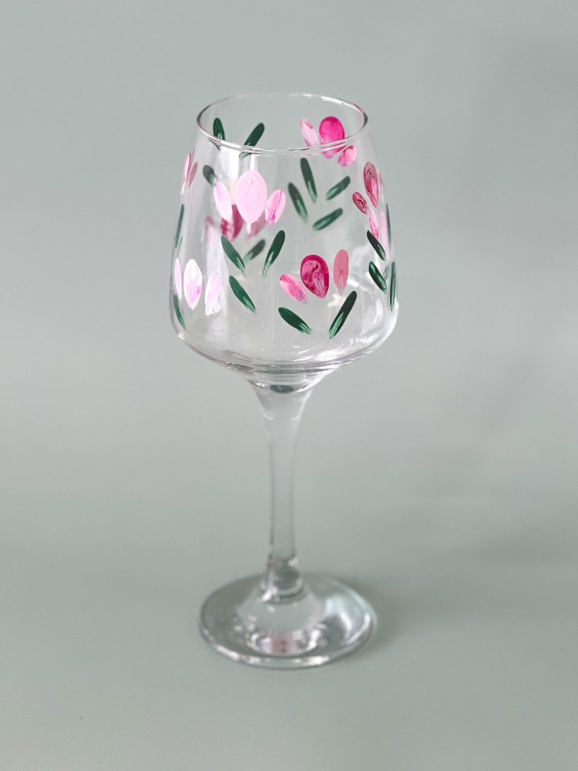 Hand-painted Wine Glass | Tulip