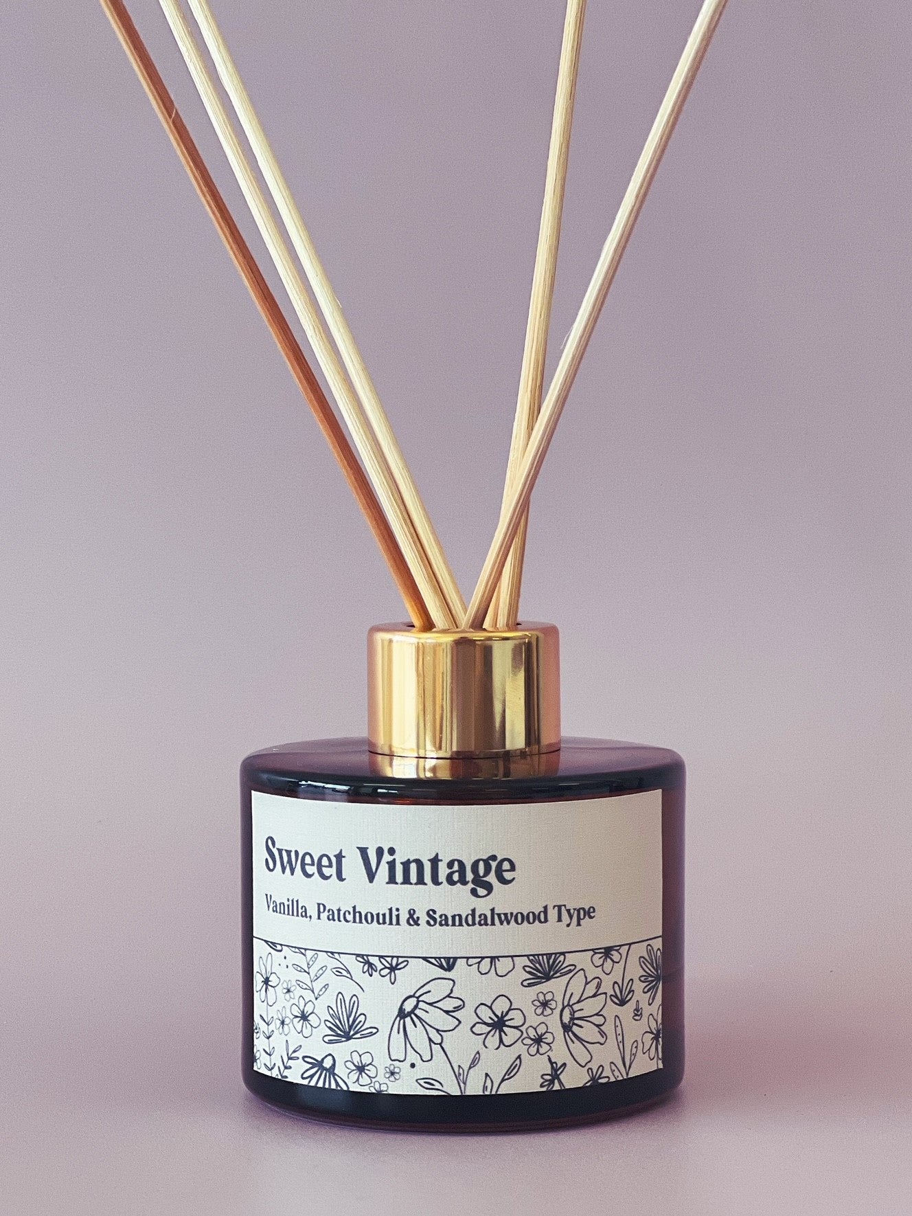 Amber Diffuser | Sweet Vintage (Vanilla, Patchouli & Sandalwood type)