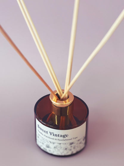 Amber Diffuser | Sweet Vintage (Vanilla, Patchouli & Sandalwood type)