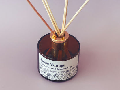 Amber Diffuser | Sweet Vintage (Vanilla, Patchouli & Sandalwood type)