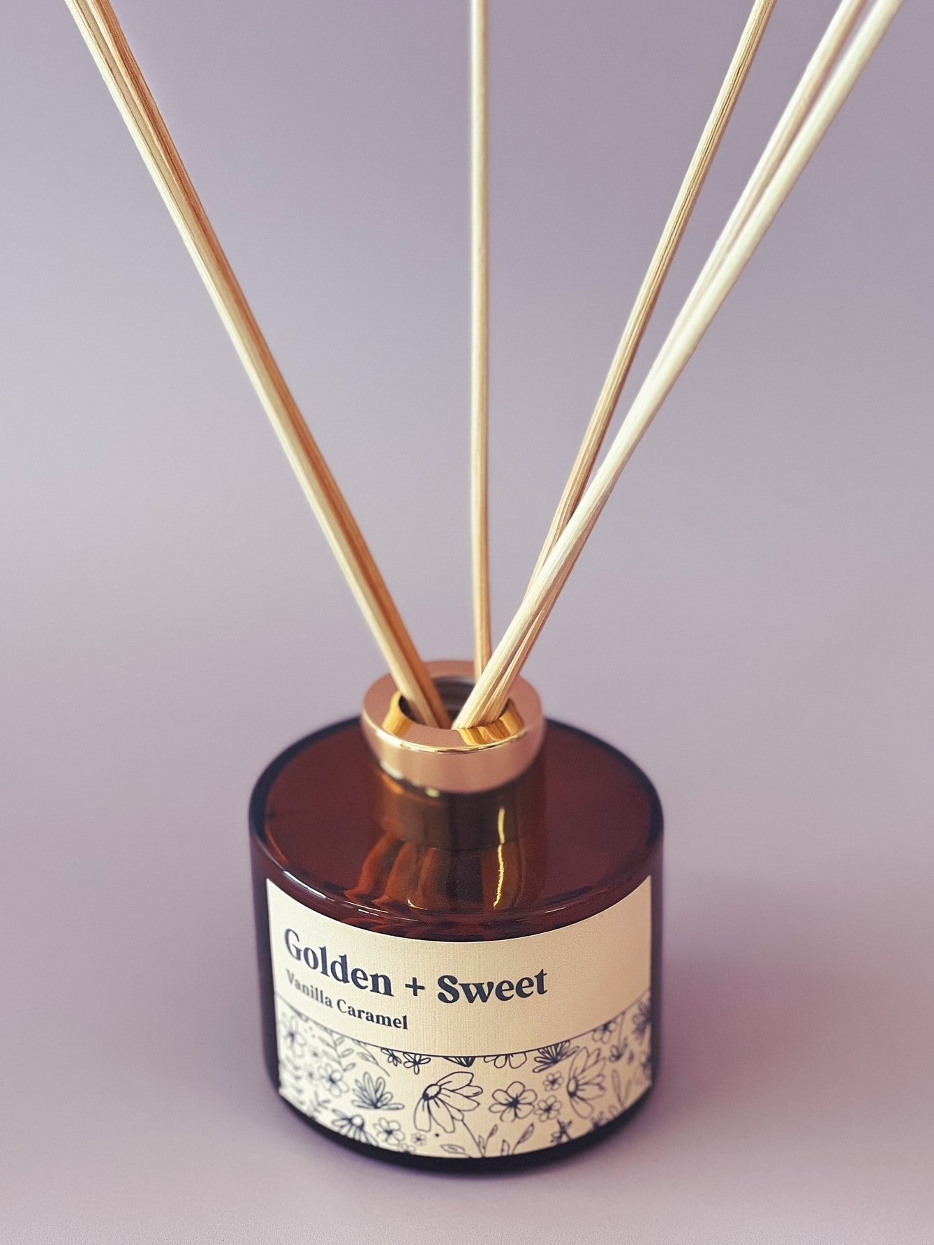 Amber Diffuser | Golden + Sweet (Vanilla Caramel)