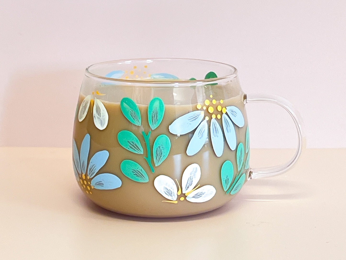 Hand-painted Hug Mug - Aurora