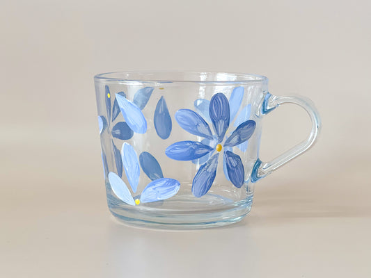 Hand-painted Cuppa Mug | Periwinkle Daisy