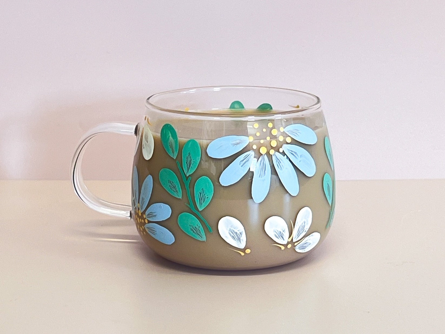 Hand-painted Hug Mug - Aurora