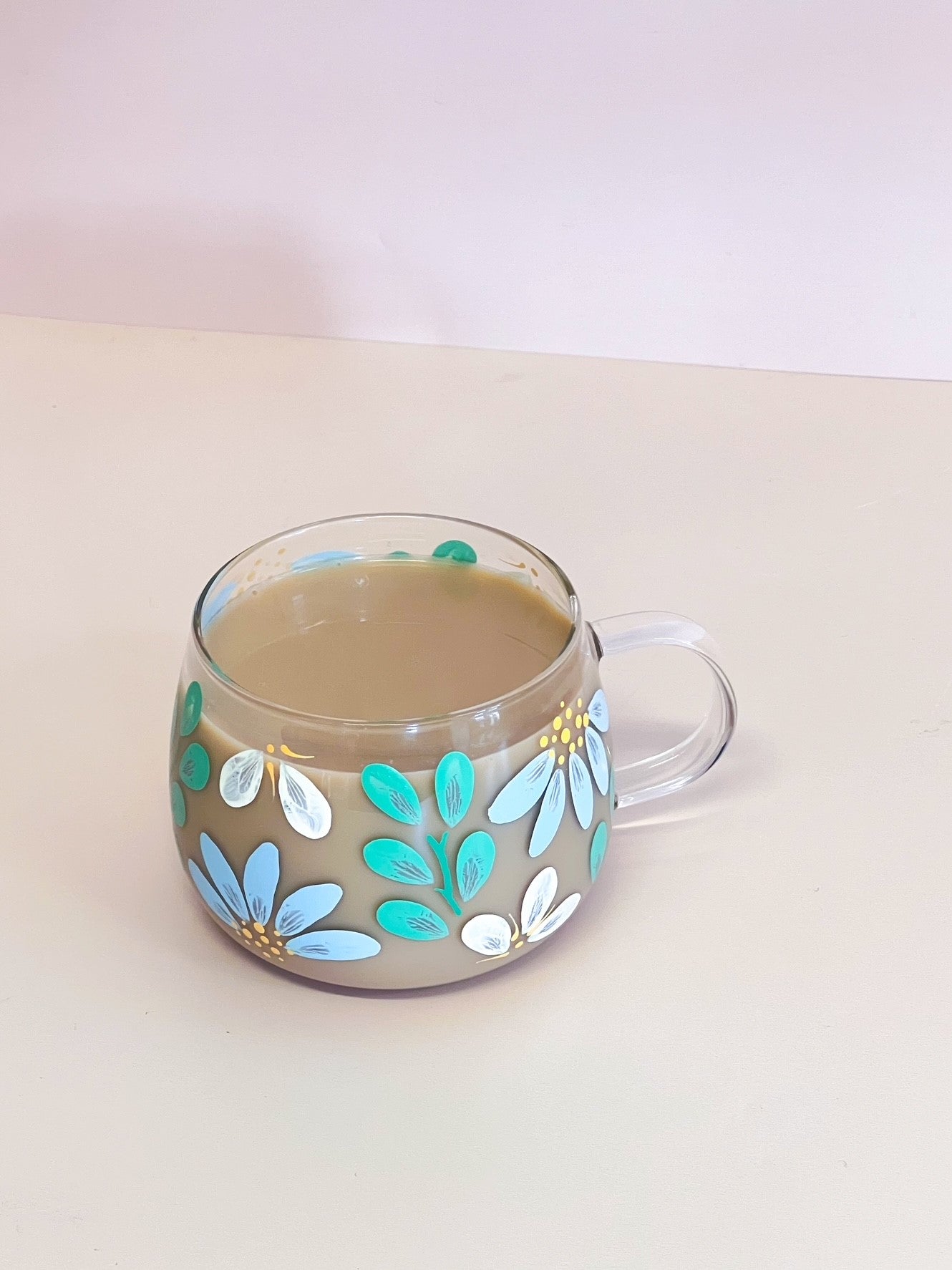 Hand-painted Hug Mug - Aurora