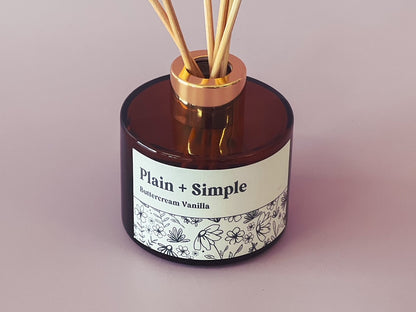 Amber Diffuser | Plain + Simple (Buttercream Vanilla)