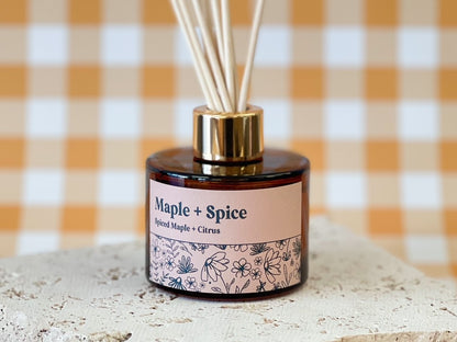 Amber Diffuser | Maple + Spice (Spiced Maple & Citrus)