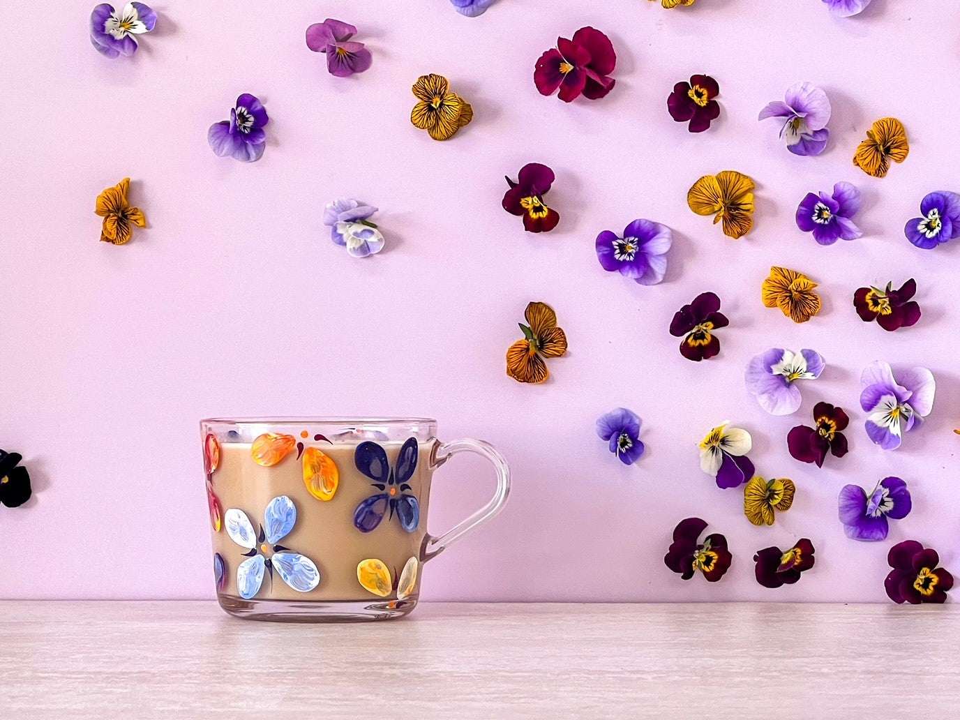 Hand-painted Cuppa Mug | Viola