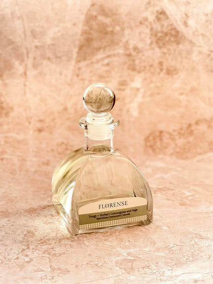 Apothecary Diffuser | Tangy + Herbal - Lemongrass and Sage