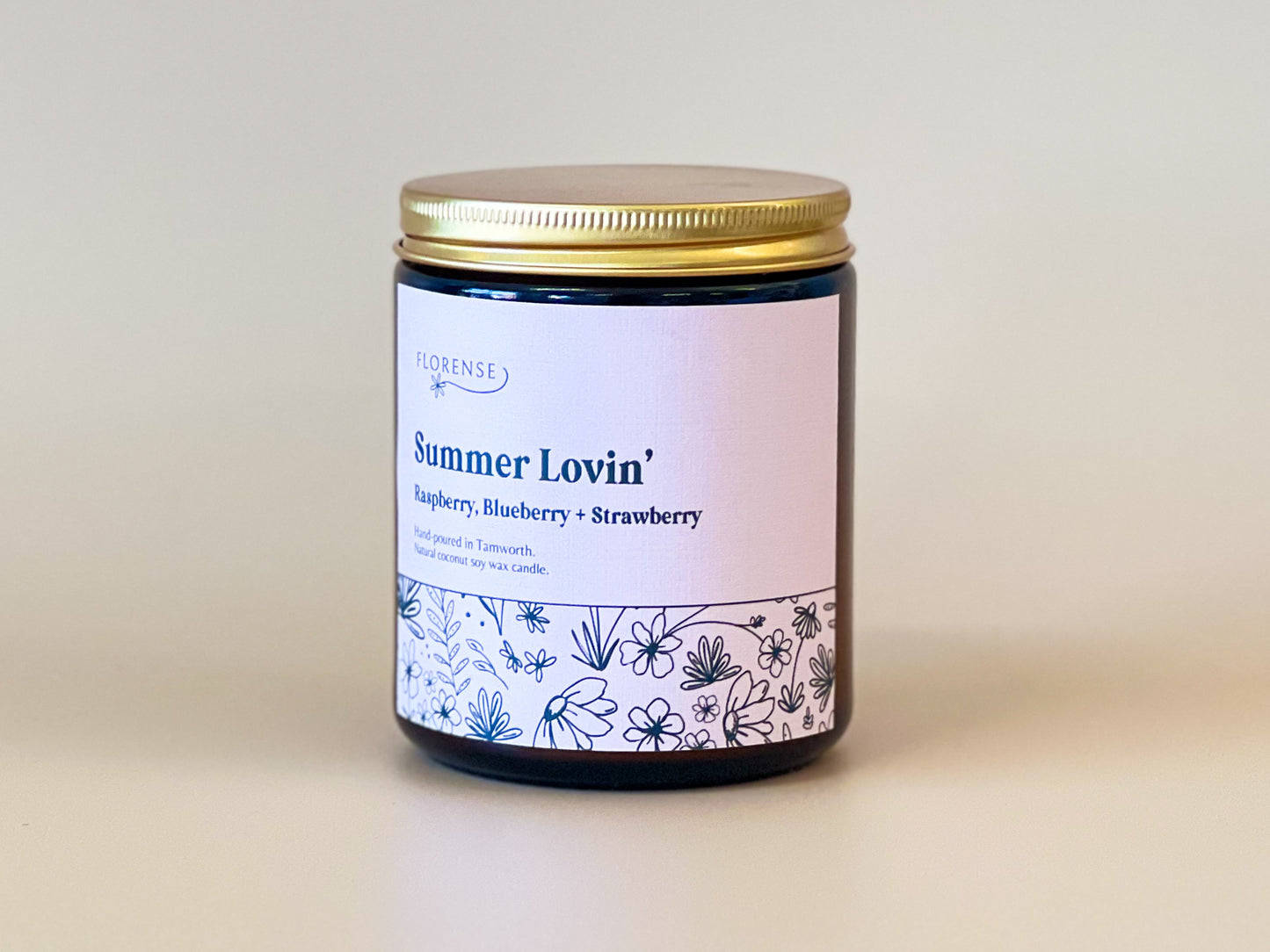 Amber Candle | Summer Lovin’ (Strawberry, Blueberry, Raspberry)