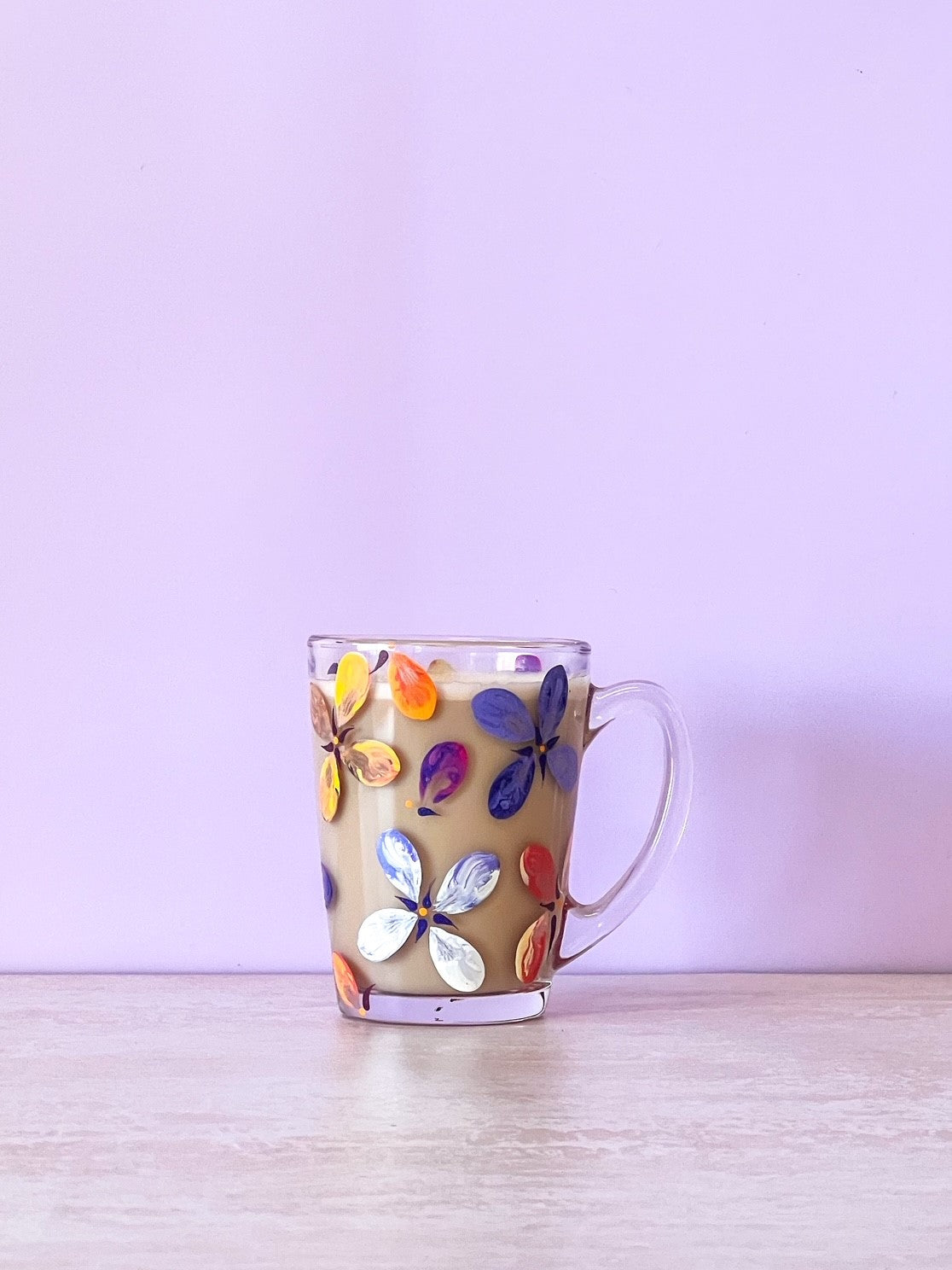 Hand-painted Coffee Mug | Viola