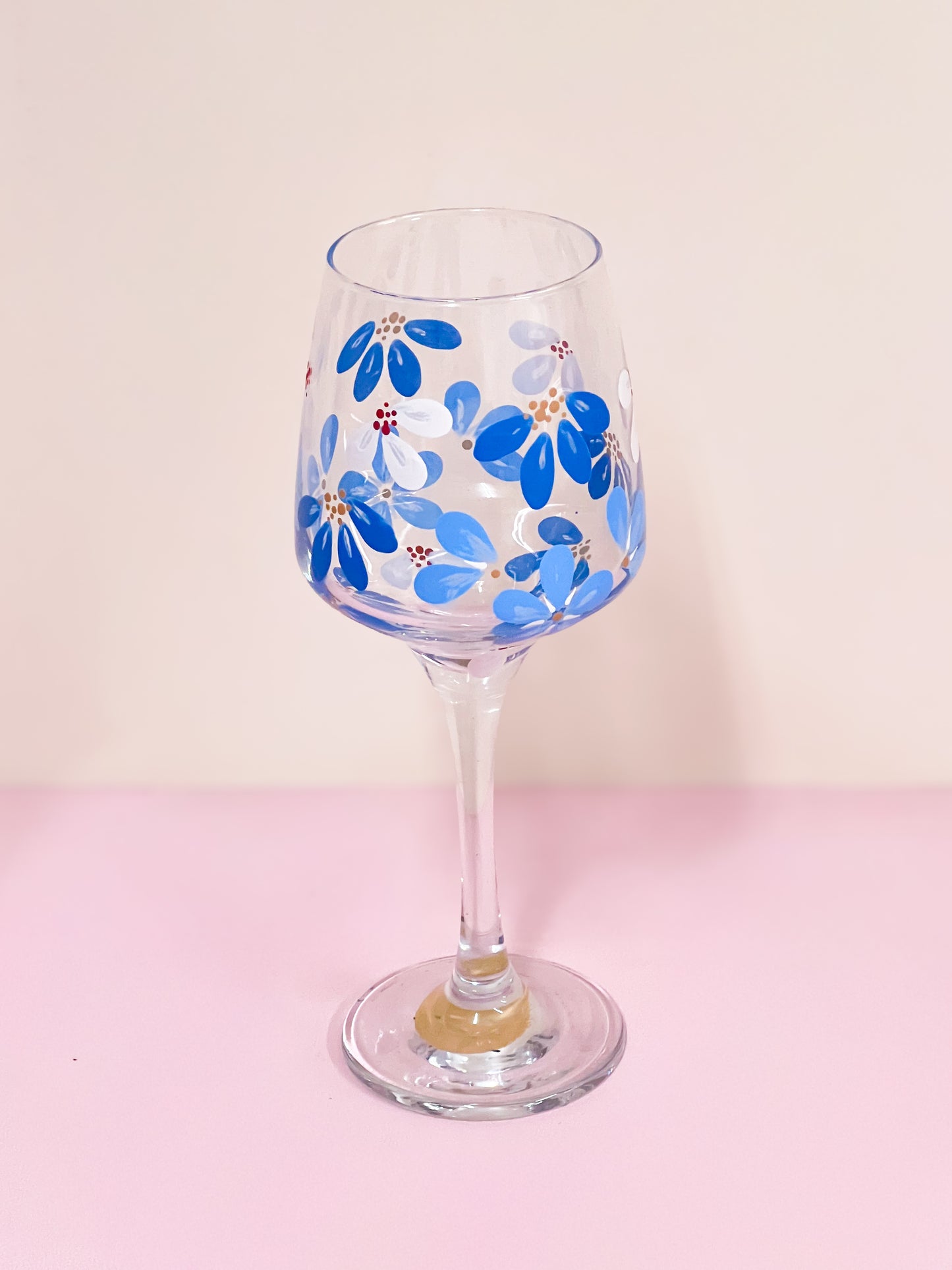 Hand-painted Wine Glass - Era #5