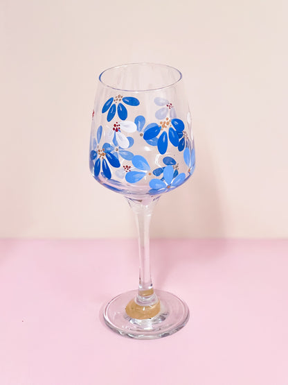 Hand-painted Wine Glass - Era #5