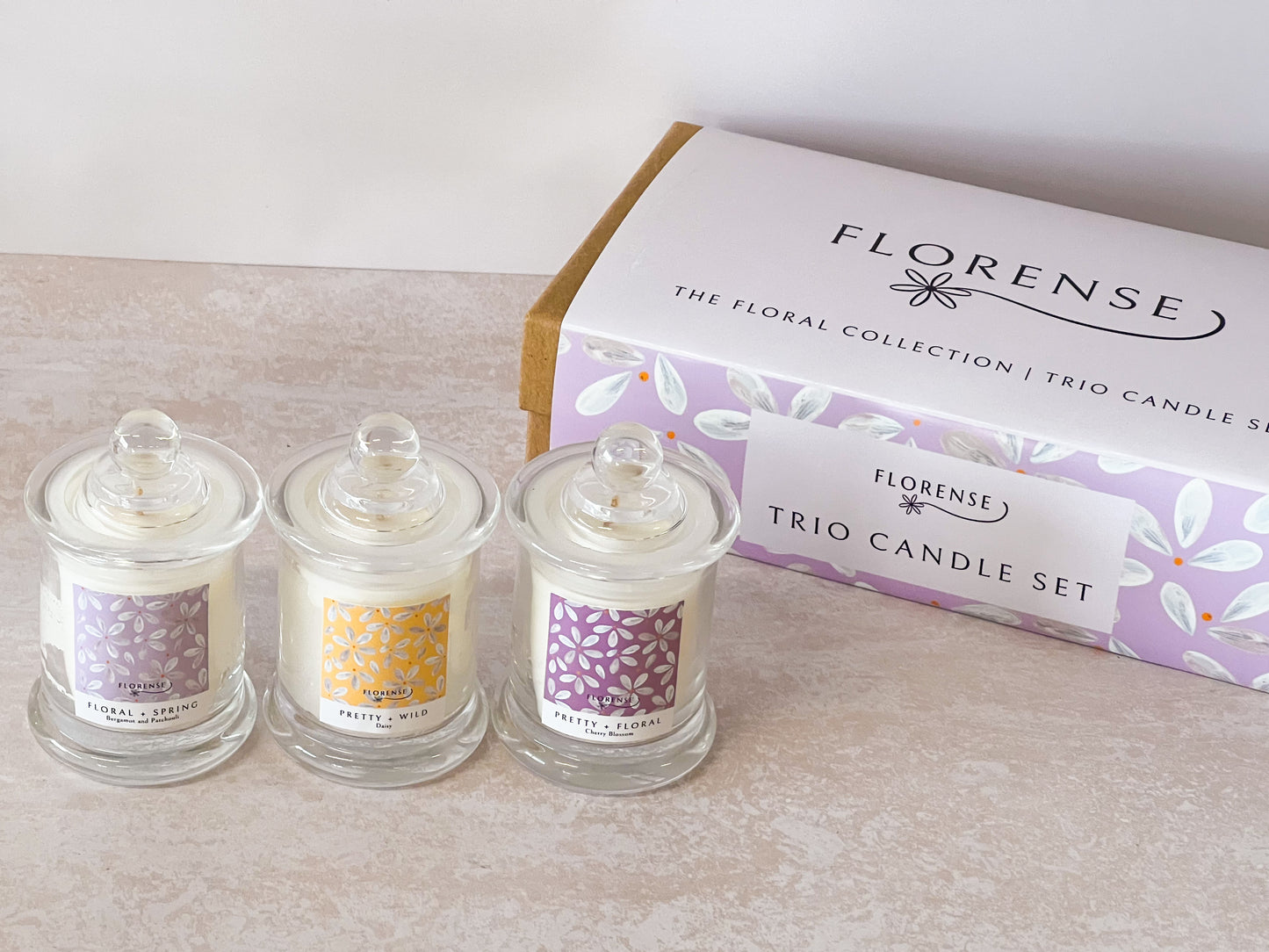 Trio Candle Set | The Floral Collection