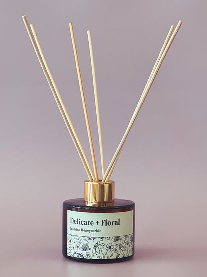 Amber Diffuser | Delicate + Floral (Honeysuckle Jasmine)