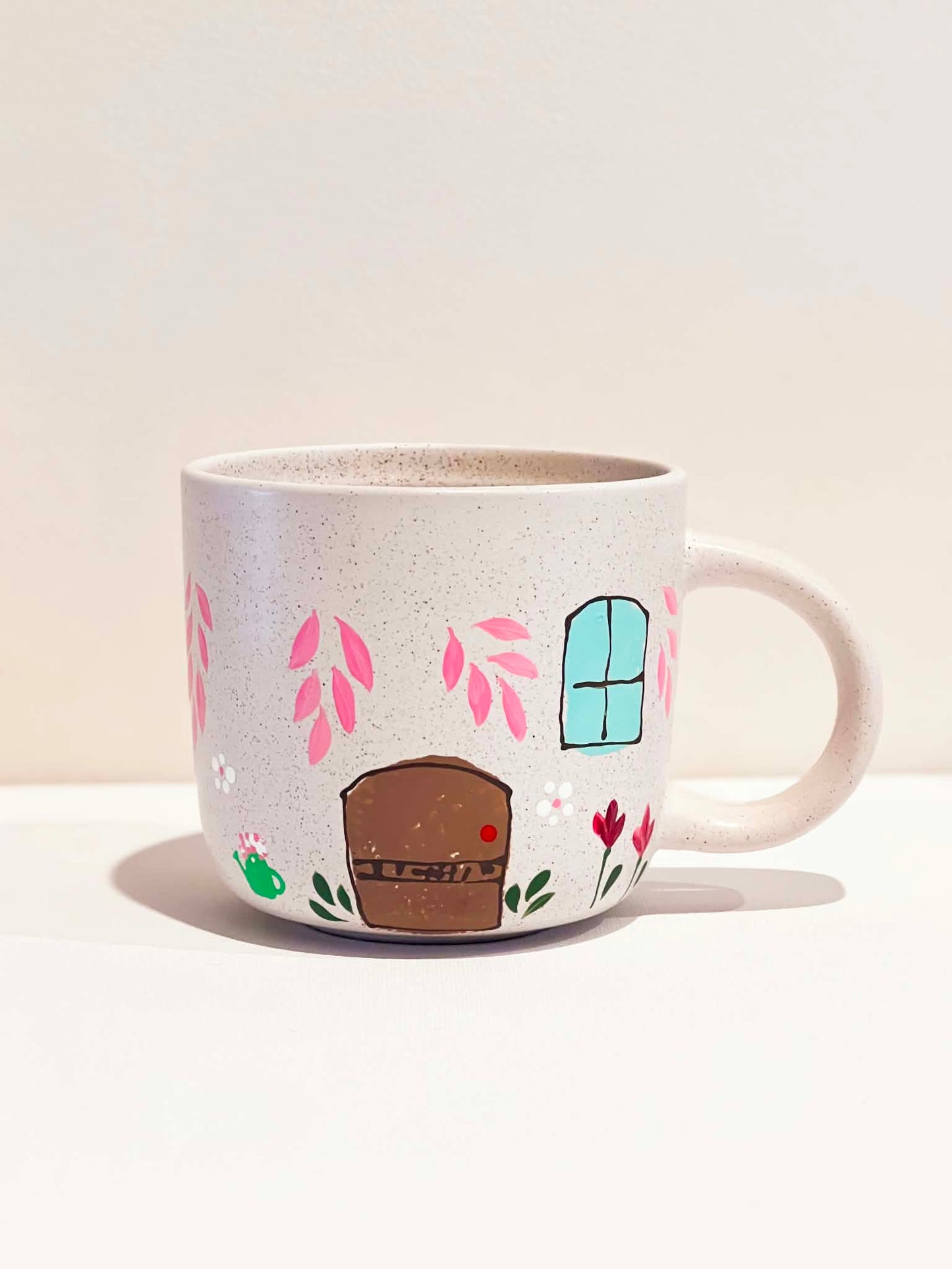 Hand-Painted Stoneware Mug - Flora Belle