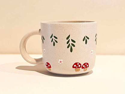Hand-Painted Stoneware Mug - Beatrix