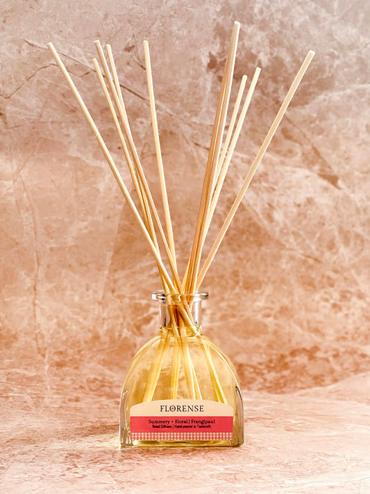 Apothecary Diffuser | Summery + Floral - Frangipani