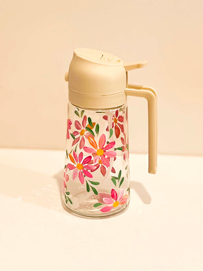 Hand-painted Pour & Spray Oil Bottle - Gigi