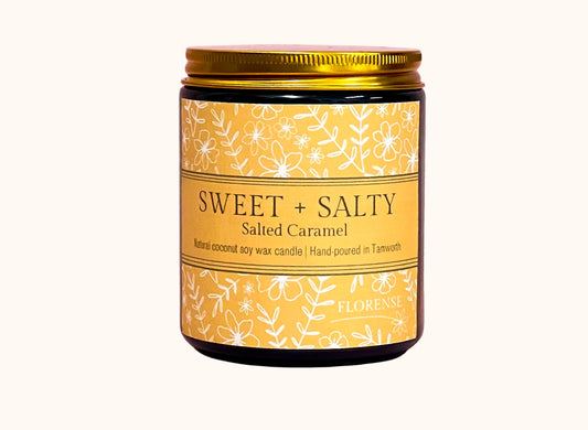 Amber Candle | Sweet + Salty (Salted Caramel)