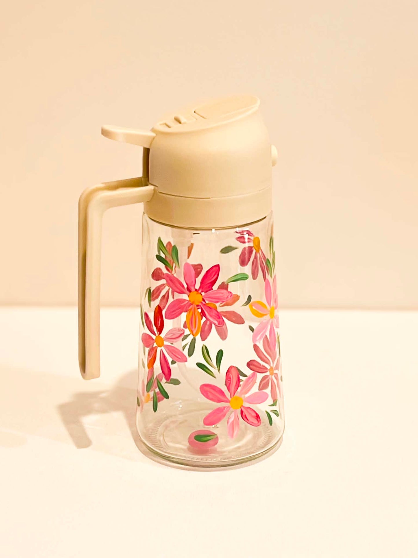 Hand-painted Pour & Spray Oil Bottle - Gigi