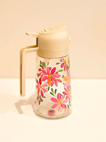 Hand-painted Pour & Spray Oil Bottle - Gigi