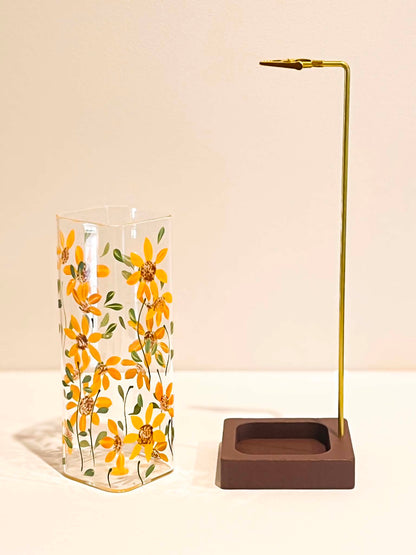 Hand-painted Incense Holder - Meadow