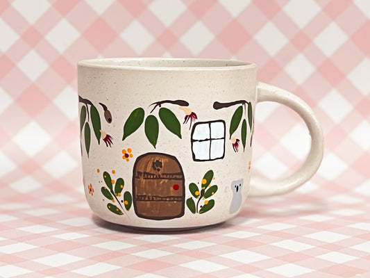 Hand-Painted Ceramic Mug - “Beryl”