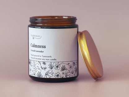 Amber Candle | Calmness (French Lavender)